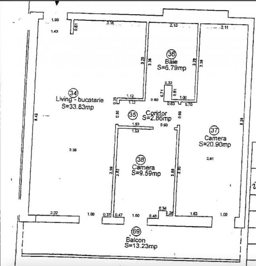 Apartament cu 3 camere   în zona Ultracentral - Poză 4
