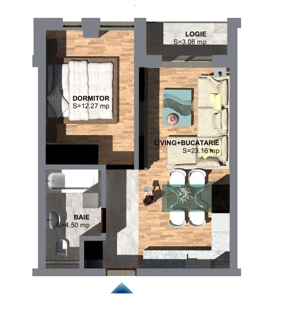 Torontalului-Campeador City  | 2 camere | Prima inchiriere - Poză 12