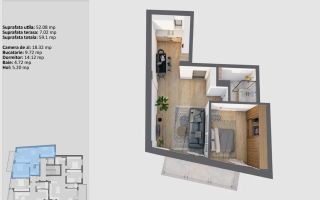 APARTAMENT PREMIUM CU 2 CAMERE ÎN CENTRU, CONSTRUCȚIE NOUĂ! - Poză 1