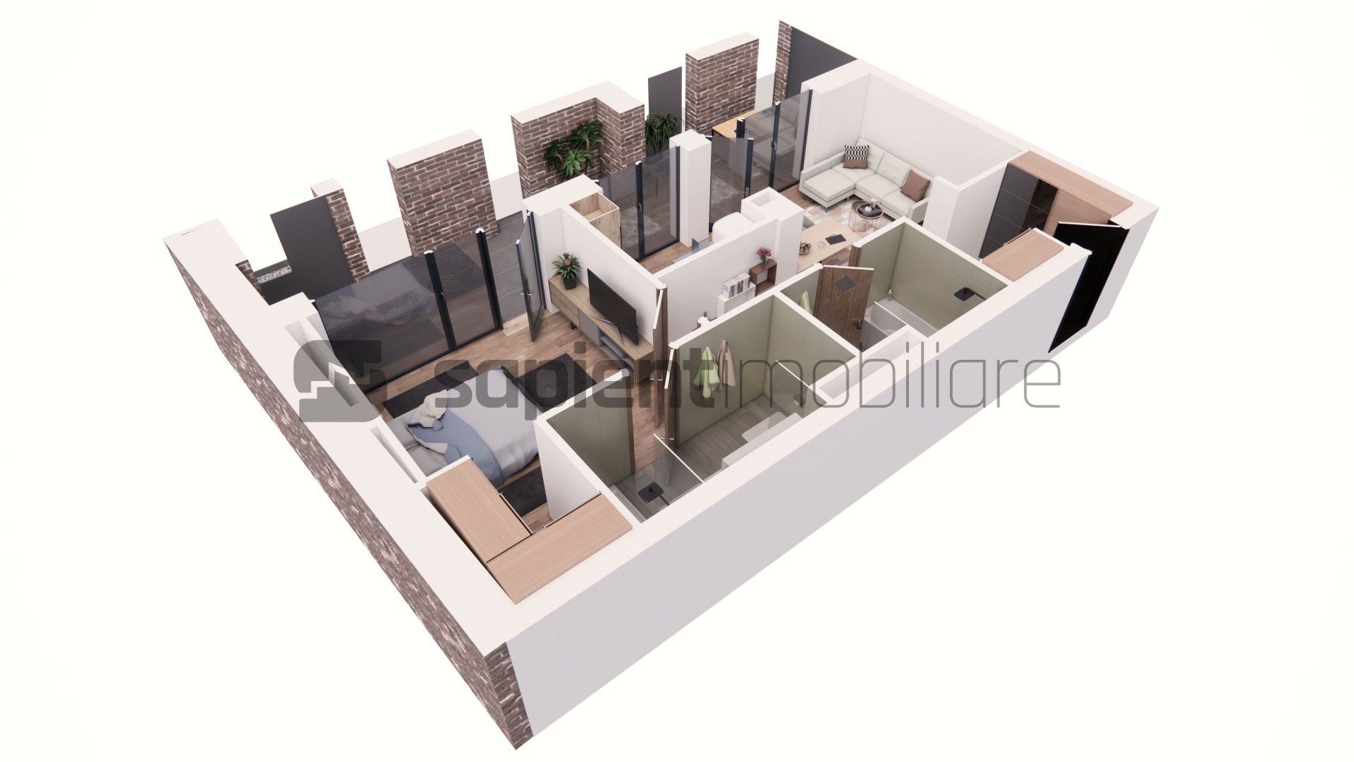 Apartament nou, modern cu 2 camere - Ultracentral -  Cuza Voda - Poză 5
