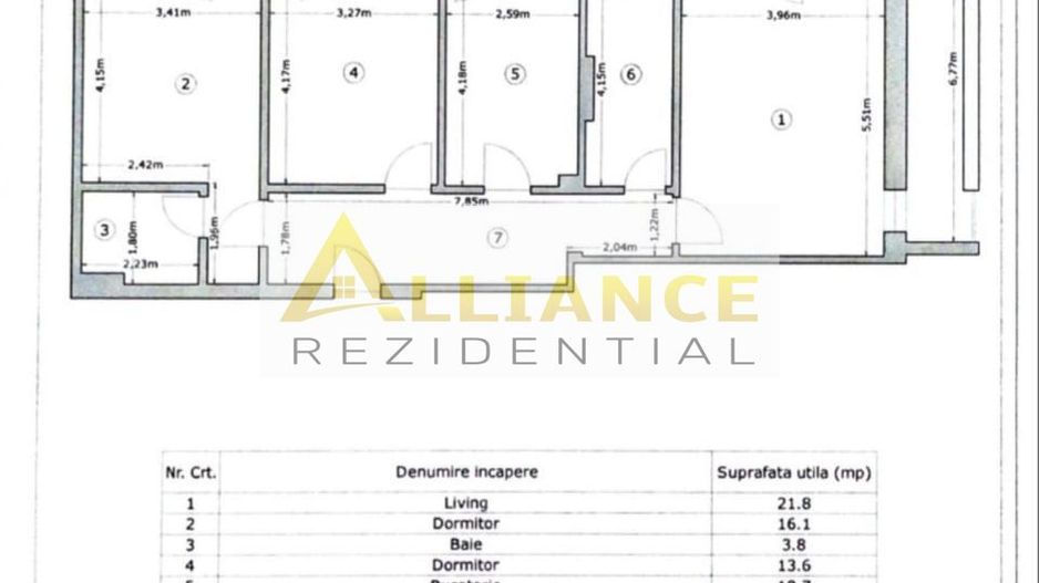 Grand Kristal Apartament 3 camere Mobilat si Utilat + Parcare Inclusa - Poză 25