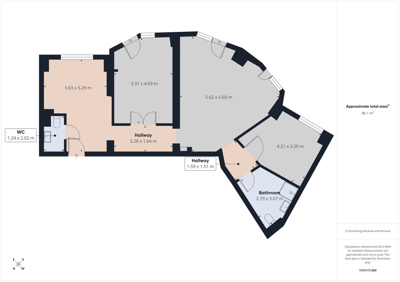 Apartament cu 3 camere de vanzare - Spatiu versatil - Rond Alba Iulia - Poză 11
