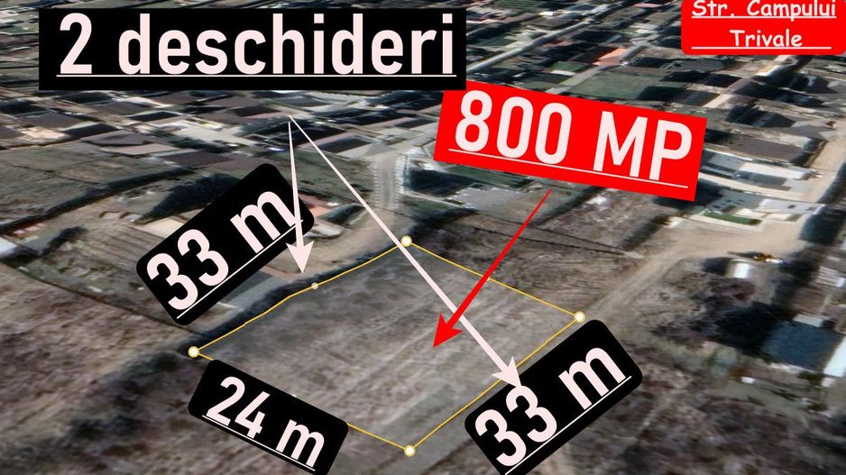 Teren Str. Campului Trivale - Poză 3