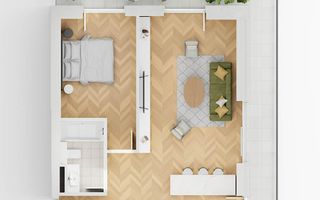 apartament 2 camera lakefield B3 - Schiță 1