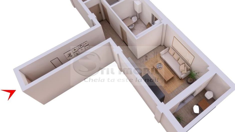 Apartament 2 camere - Pacurari - Strada Soarelui - Poză 4