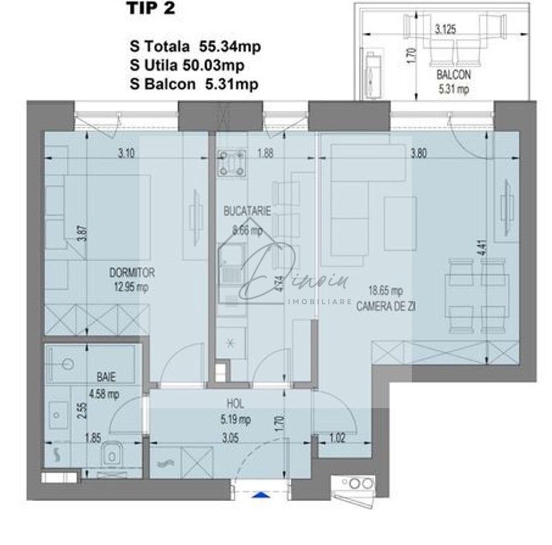 OCAZIE 2 Camere Nusco City Faza 2 I Finalizat I COMISION 0% - Poză 2