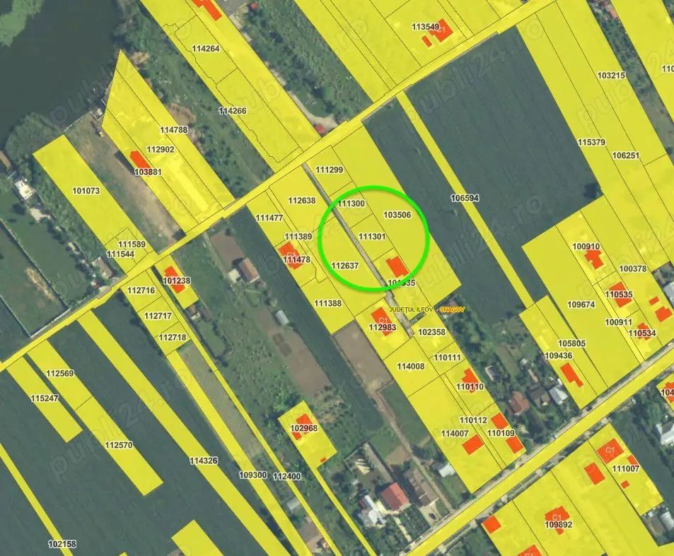 Teren intravilan 614 mp Ciofliceni Snagov - Poză 2