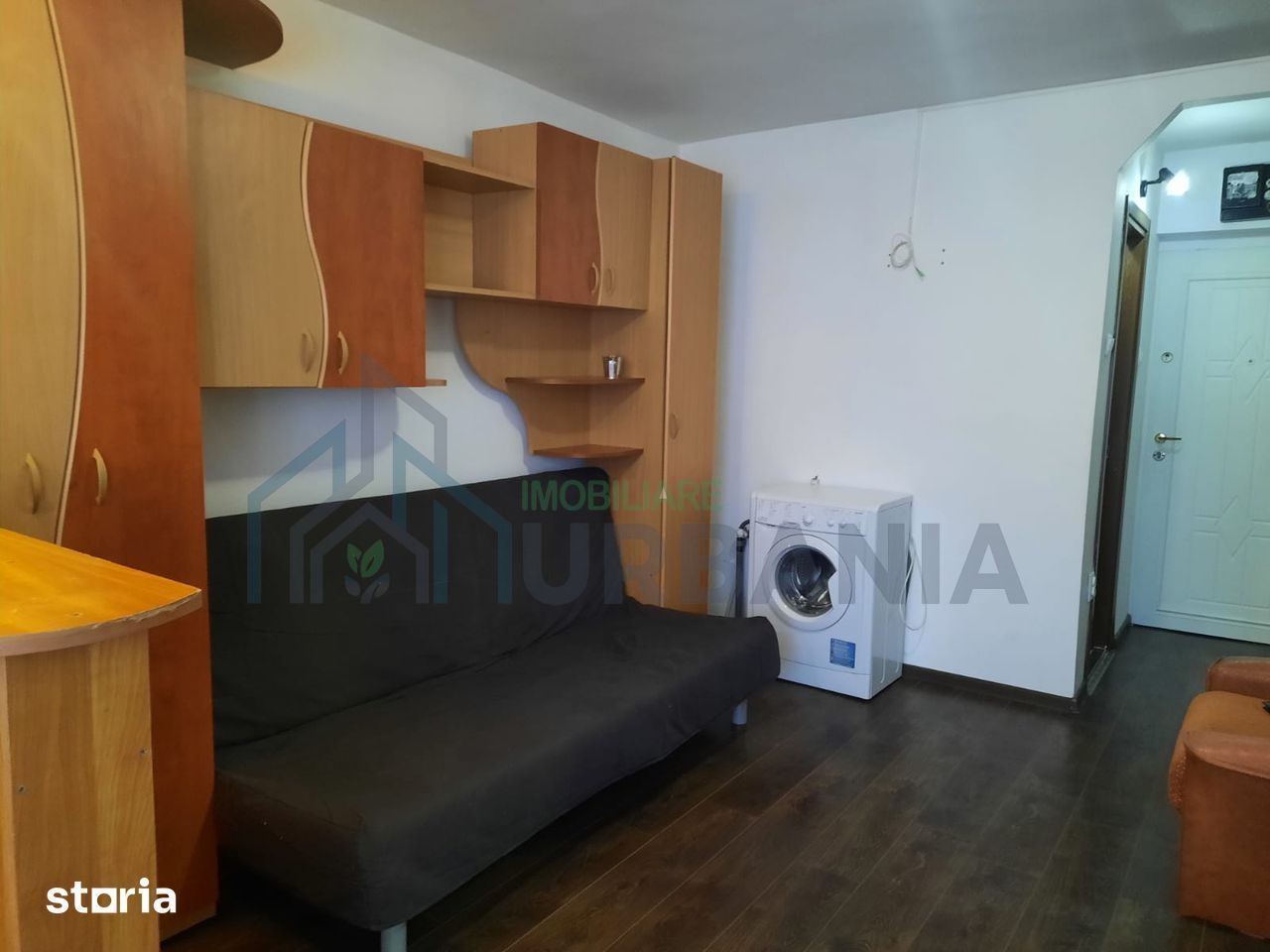 Garsonieră de închiriat, cartier Galata, Iași – utilată complet, aer condiționat, centrală proprie - Poză 3