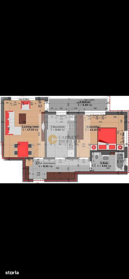 2 camere I Complex Dristor Park I 2017 I Etaj 4/5 retras - Poză 14