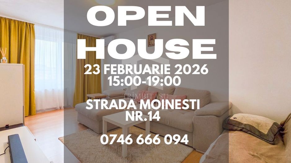 Apartament 3 camere decomandat, 2 băi, Strada Moinești 14 - Poză 1