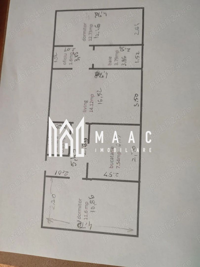 Apartament 3 camere | 60 mp utili | Zona Terezian - Poză 6