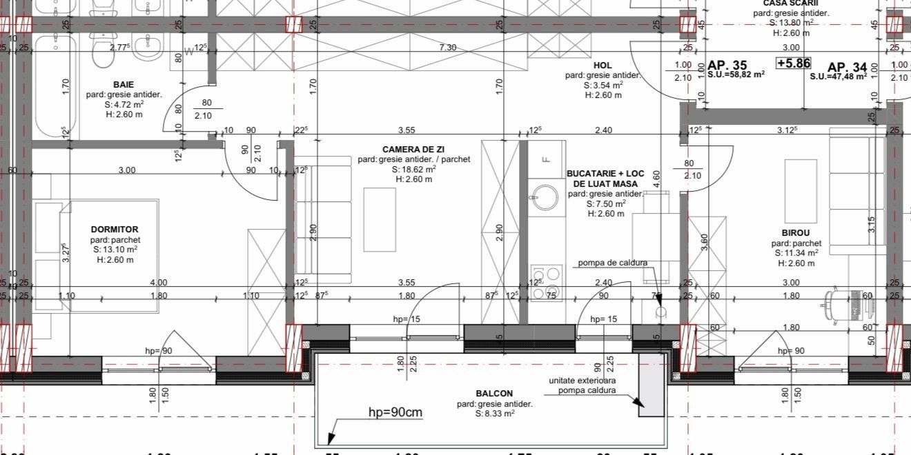 Apartament 3 camere, finisat, parcare si boxa inclusa, BETA RESIDENCE - Poză 12