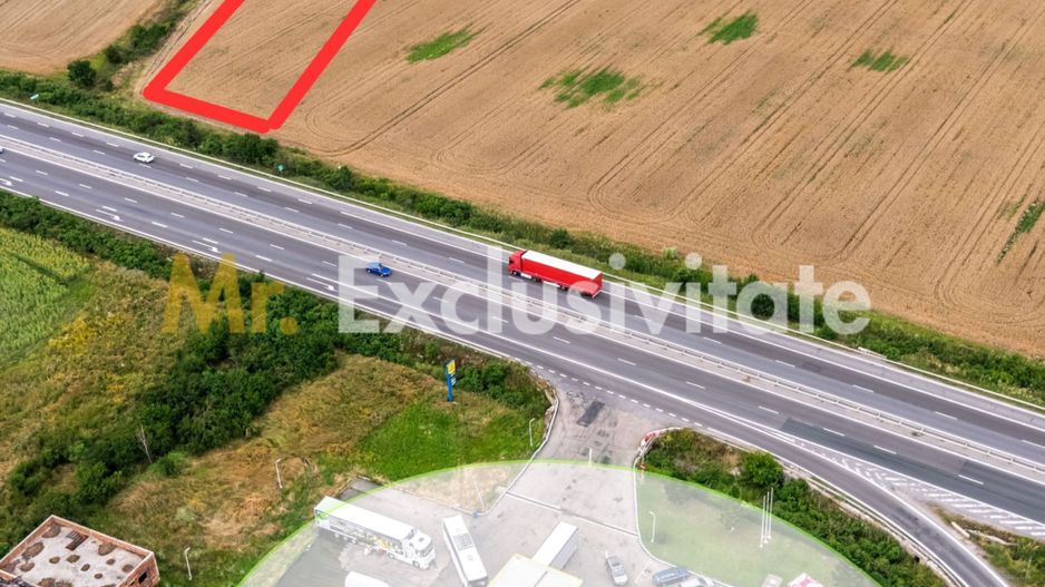Teren investitional 9.303 mp | Proximitate Autostrada A1 | Cateasca - Poză 1