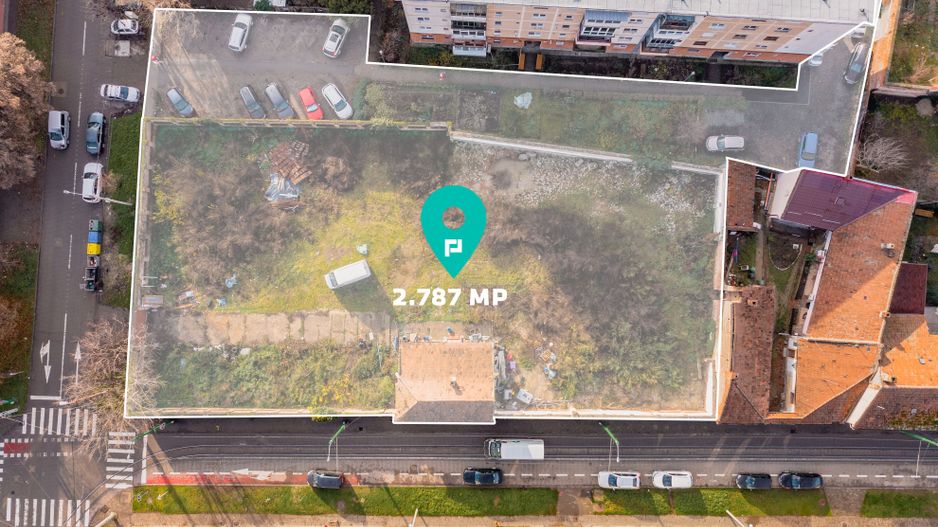 Teren cu PUZ pentru blocuri - 2727 mp - Poză 2