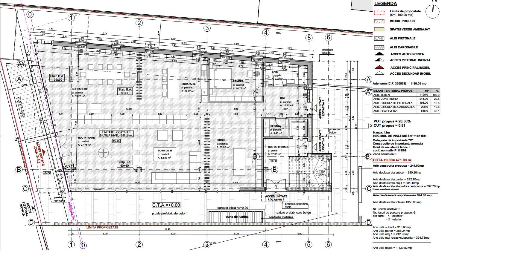 Teren cu autrizatie de construire Zorilor, ideal birouri, 1190 m2 - Poză 5