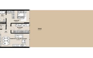 Apartament 2 camere cu terasa spectaculoasa, zona Septimiu Muresan! - Schiță 6