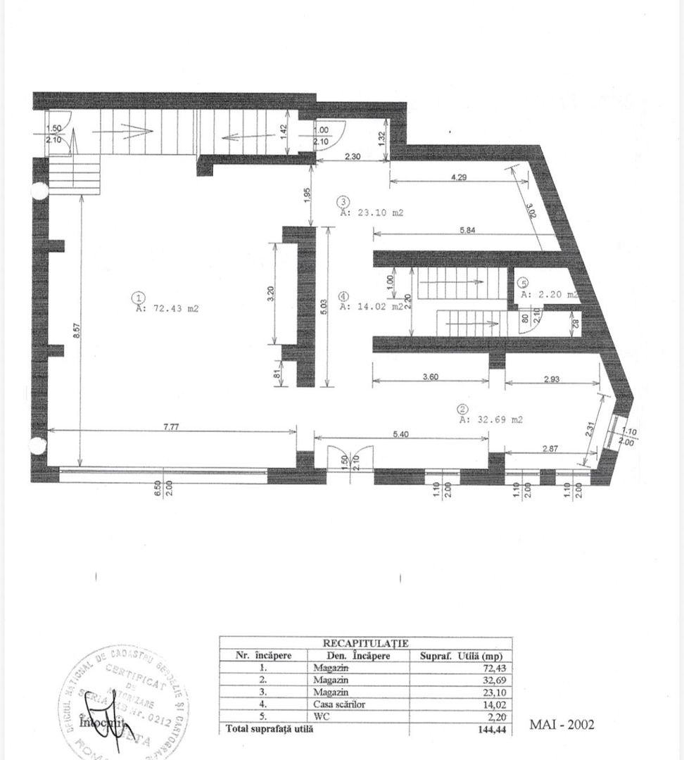 Cladire Vulcanescu / Berzei | Dinicu Golescu | Gara de Nord - Schiță 6