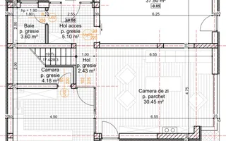 Casa Smart Premium, 5 camere, 278 mp, cartier privat, Floresti - Schiță 14