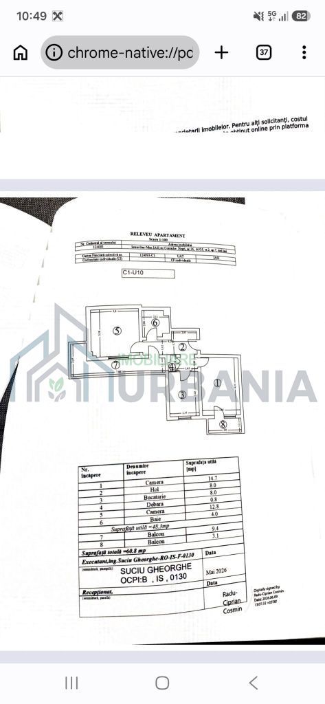 Apartament 2 camere decomandat de vanzare – Zona Hala Centrala, Iasi - Poză 1