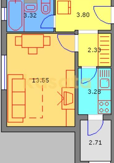 OPORTUNITATE | GARSONIERA | PARCUL CIRCULUI TEI | BLOC 1982 - Poză 3