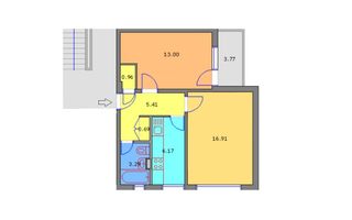 Apartament 2 camere PIATA SUDULUI - Poză 3