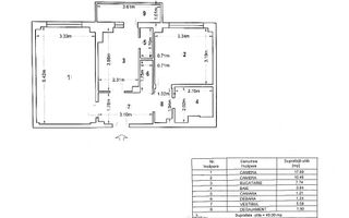Ap 2 camere -decomandat renovat mobilat-utilat - Mihai Bravu / Dristor - Poză 3
