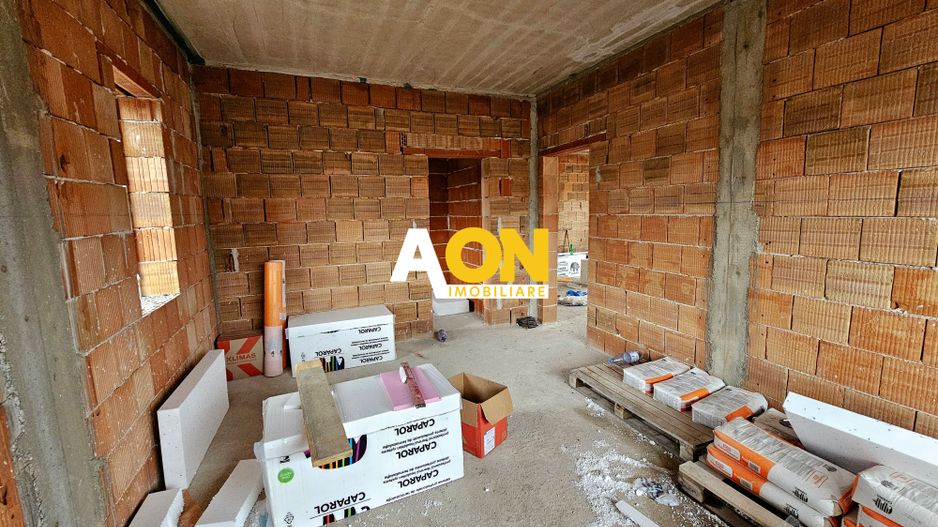 Casa nouă 123 mp utili, semifinisată, 535 mp teren, pod mansardabil - Poză 8