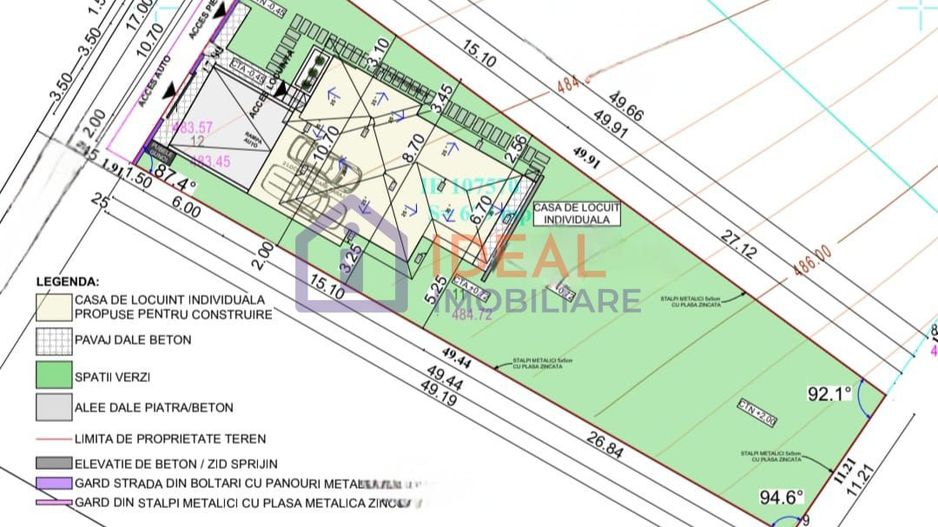 Casa Individuala cu 4 camere si 700 mp teren, in Tocile - Schiță 11