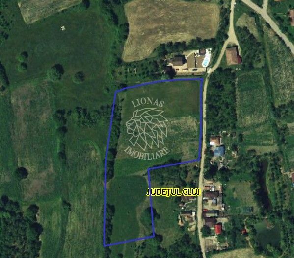 Teren intravilan 100 ari  front 80 ml utilități drum asfaltat Ghirolt Gherla - Poză 7