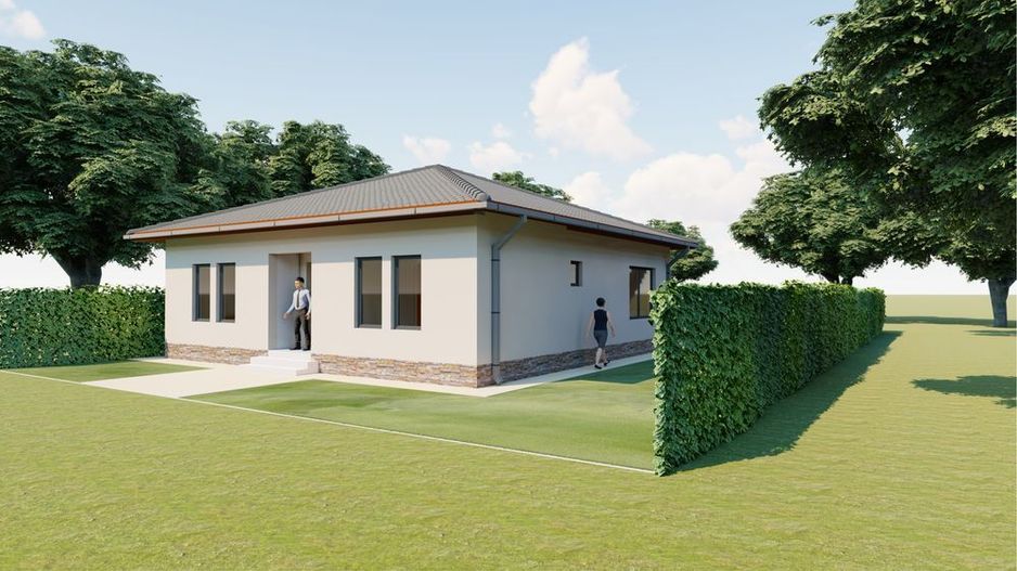 BRASADAS vinde casa NOUA 3 dormitoare 92mp MARTINESTI. - Poză 2