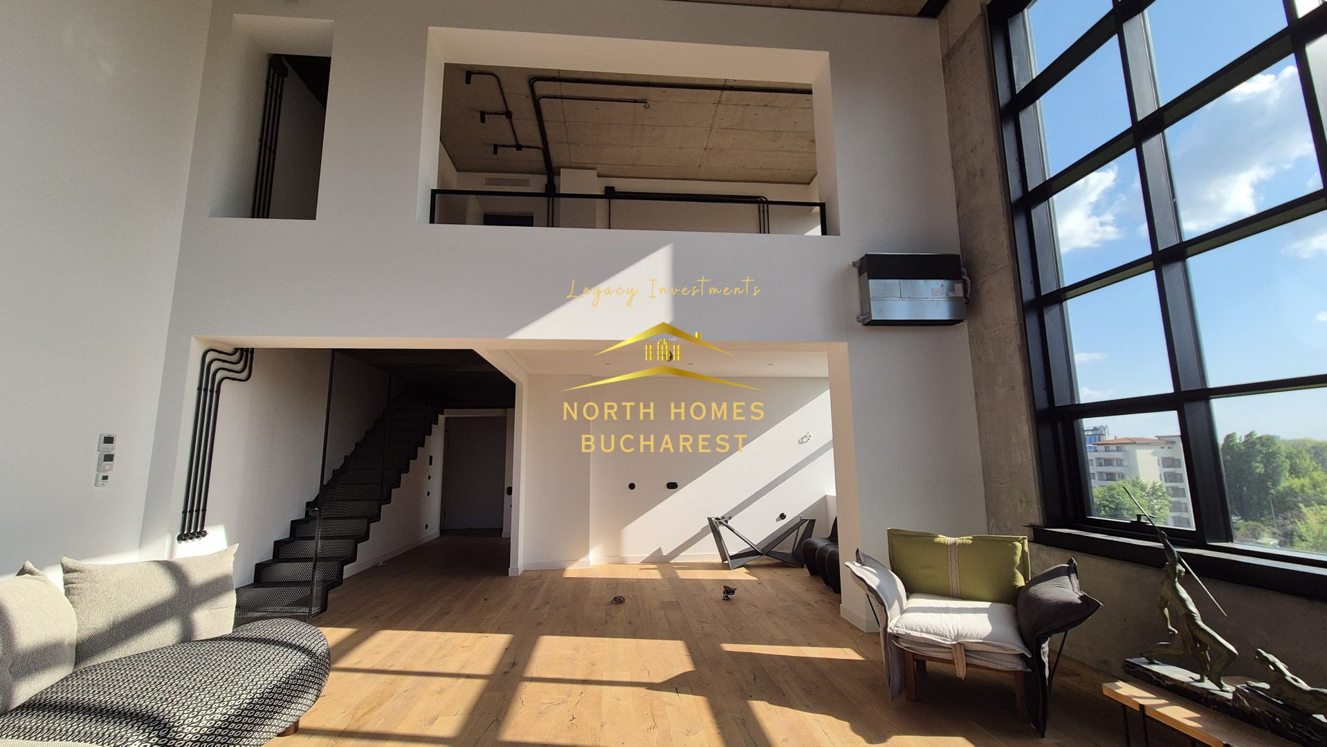 Loft 4 camere, 2 dormitoare si birou, 3 bai, terasa - Zona Floreasca - Poză 1