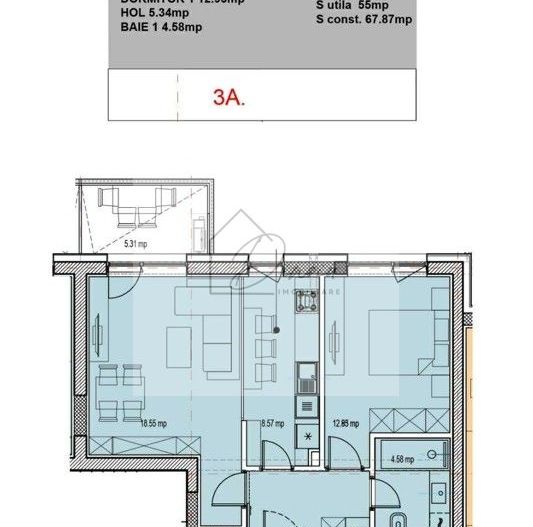 Apartament 2 camere Nusco City I Contract Vanzare I COMISION 0% - Poză 1