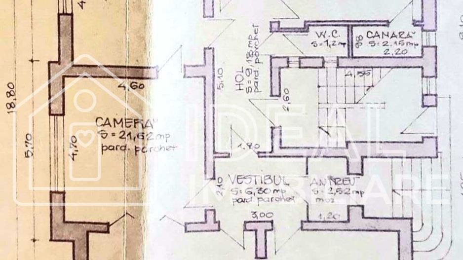 Casă boierească cu teren 900 mp – Calea Poplăcii, Sibiu - Schiță 32