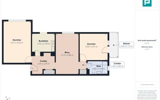 Apartament 3 camere, 63 mp, Decebal ,Oradea - Poză 10
