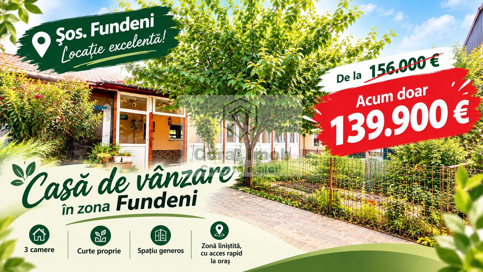 Casa 4 camere, curte individuala, Sos. Fundeni, Bucuresti - Poză 1