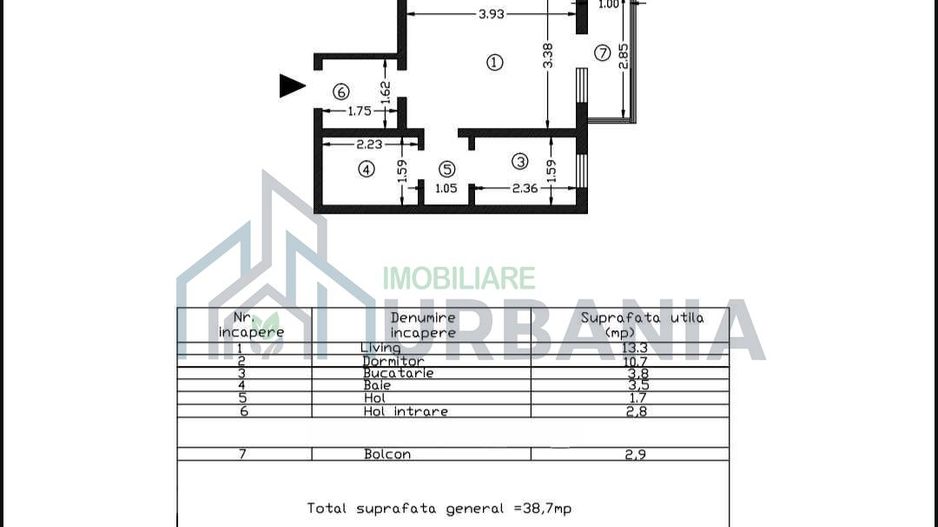 Apartament 2 camere, etaj 3/10, cu lift, Alexandru cel Bun, la bulevard - Poză 1