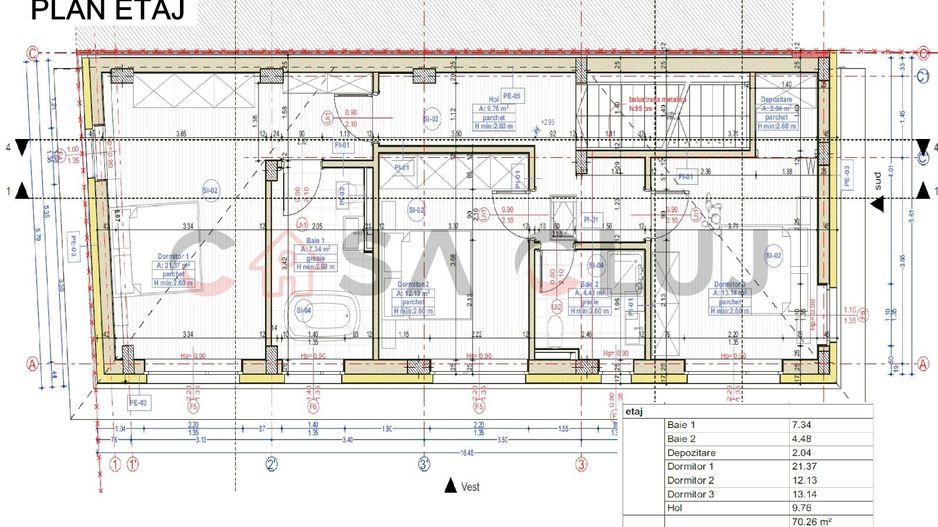 Casă individuală ,4 camere, Cartierul Gruia!! - Poză 9