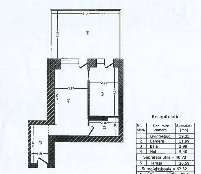 Apartament modern 2 camere  Marmura Residence I Gradina proprie - Poză 19