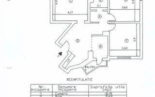 Penthouse, 6 cam, terasă, 160mp utili Piata Alba Iulia. - Poză 14