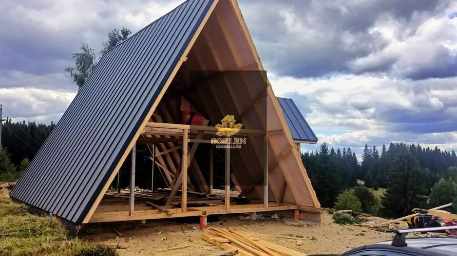 Cabana A-Frame de vânzare | Mărișel – view spectaculos - Poză 14