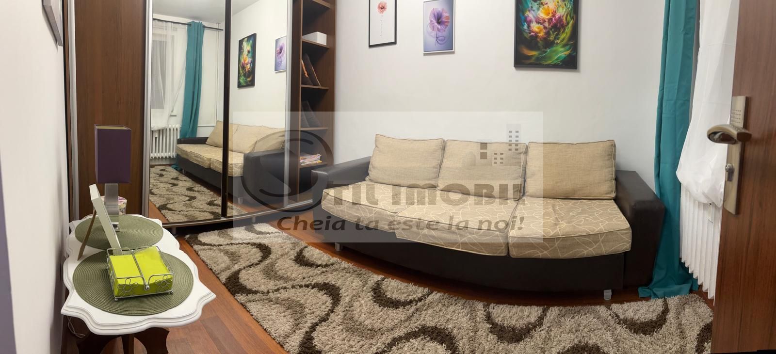 Apartament 3 camere, Tutora mobilat complet 105000 euro - Poză 3