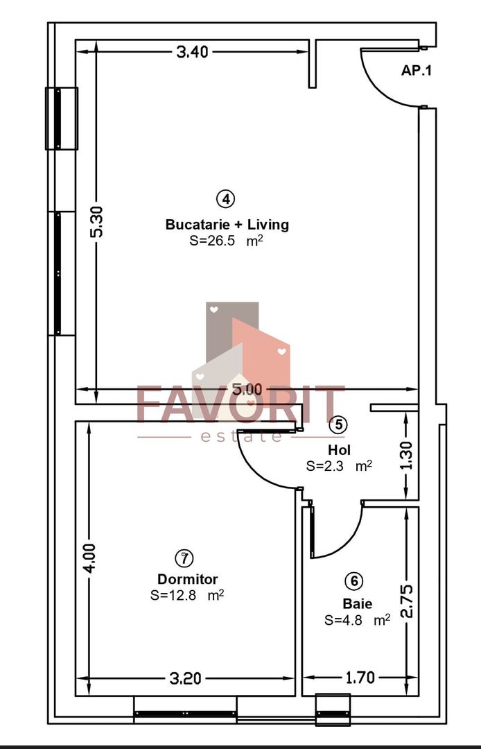 Apartamente 2 camere | 47mp | Giroc - Poză 3