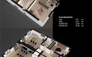 Duplex cu 4 camere | Strada privata | Mosnita Veche, Lidl - Poză 3