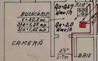 Apartament 1 camera 41 mp utili pivnita si balcon inchis Turnisor - Poză 8