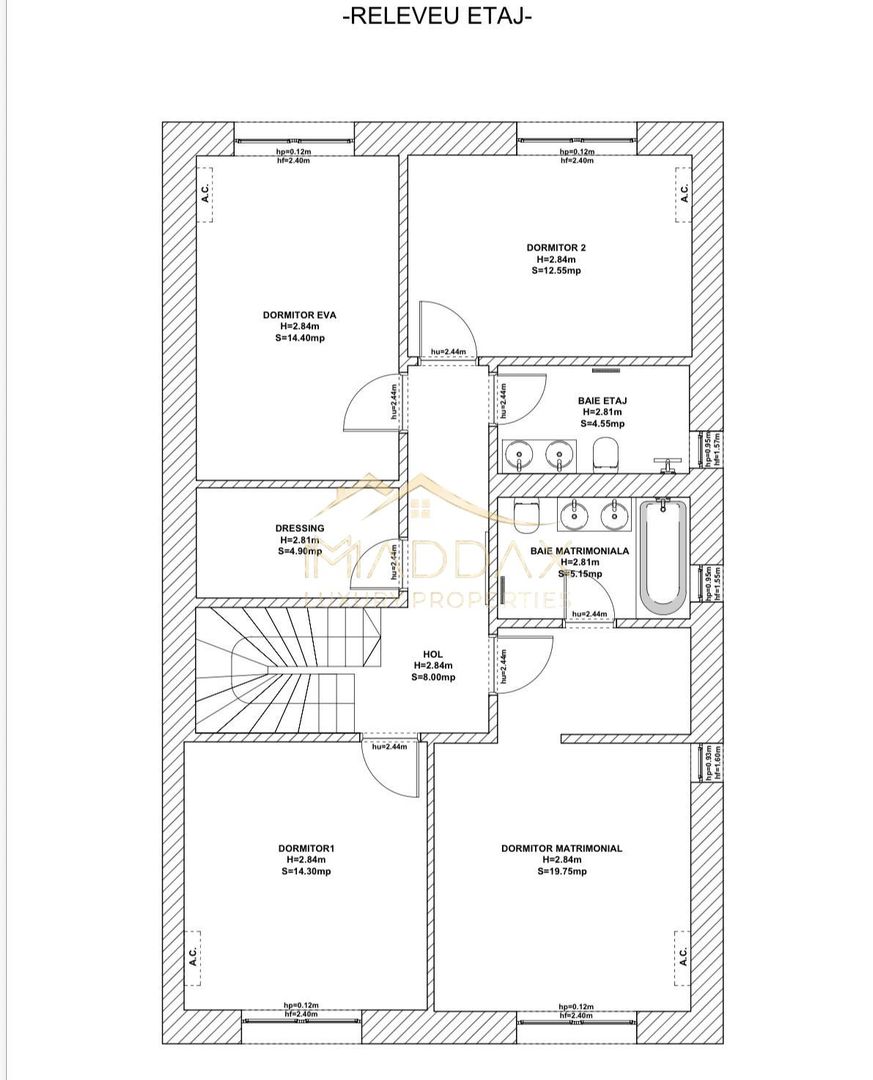 Vila 5 camere *195mp* + Gradina Proprie *245mp* // Pipera - Schiță 33