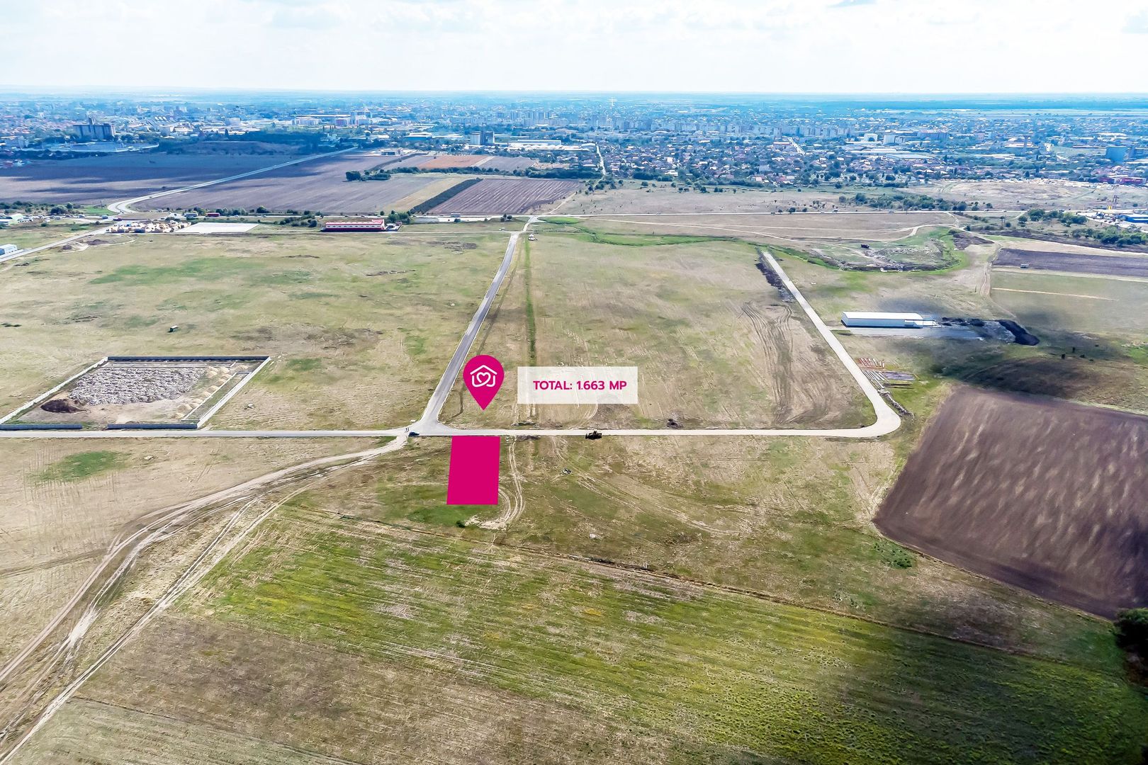 Oportunitate – Teren industrial 1.663 mp lângă Centura Vest Arad - Poză 1