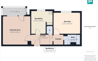 Apartament decomandat  2 camere  – Zona Timocului - Poză 22