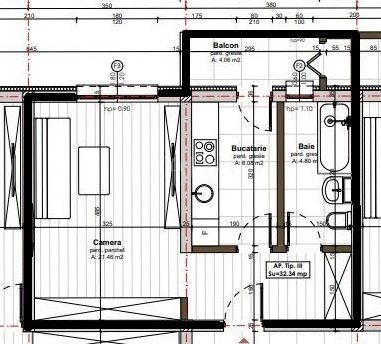 Apartament semifinisat cu parcare inclusă, Apahida. - Poză 3