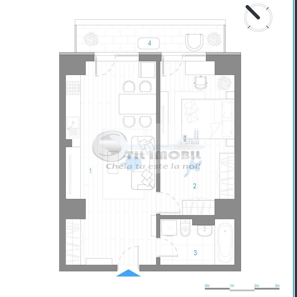 Apartament 2 camere - bloc nou - Cug - Selgros - Poză 3