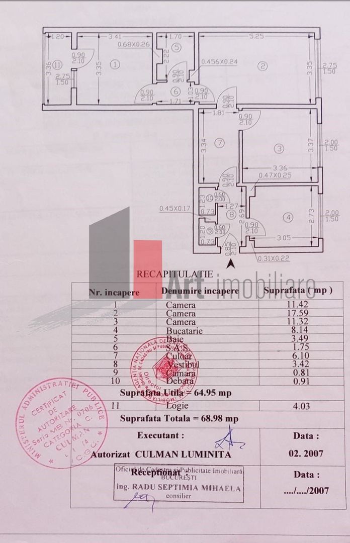 Apartament 3 cam.  Domenii - Poză 7